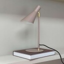 Dyberg Larsen DL12 Bordlampe Mini Beige/ Messing
