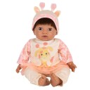 Tiny Treasure Babydukke 45 Cm Sjiraff Antrekk