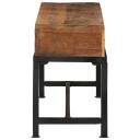 vidaXL TV-benk 110x30x46 cm gjenvunnet heltre