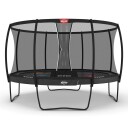 BERG Toys Berg Trampoline Champion 430 Grå Levels Med Sikkerhetsnett Deluxe 430 cm dia Grå Levels