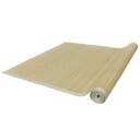 vidaXL Firkantet Natural Bambus Teppe 120 x 180 cm