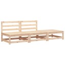  Hagesofa uten armlener med fotskammel i heltre furu 837963