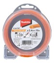 Makita E-01797 Trimmertråd firkløver 2,4 mm x 15 m, Hagemaskiner