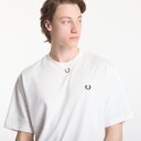 Fred Perry Back Print Fred Perry Text Tee White S
