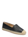 Lauren Ralph Lauren Cameryn Nappa Leather Espadrille   Black   42