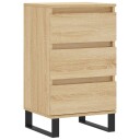  Skjenk sonoma eik 40x35x70 cm konstruert tre