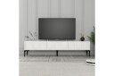 Hazim TV-benk 180 cm - Hvit/Svart