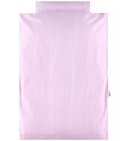 Nørgaard Madsens Sengetøy   Baby   Hvit m. Rosa Striper   Nørgaard Madsens   Baby   Sengetøy   Baby