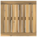 vidaXL Bordplate 40,5 x 40 x 2 cm Rektangulær Solid akasietre