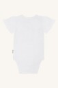 Hust & Claire Britt Sunny kortermet body til baby   white   80