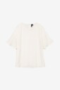 Vero Moda - Bluse Vmalva Wide SS Top Wvn GA - Hvit