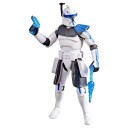 Star Wars The Clone Wars Captain Rex Actionfigur 4" 2 Blastere 14 Ledd Avtakbar Hjelm Hvit/Blå 4+ År