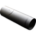 Ø 150 x 500 mm rett røykrør med renseluke for Atmos vedfyrt kjele