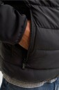 Jack & Jones Plus   Pufferjakke Jjetate Hybrid Jacket SN Pls   Svart