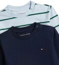 Tommy Hilfiger Gensere   2 pack   Sky Blue Striper   Tommy Hilfiger   1½ år (86)   Genser Grønn Lyseblå Marineblå