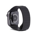 Decoded 49/46 mm Traction lærrem til Apple Watch   Svart