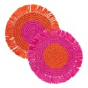 Bordbrikker Raffia Diwali   2 pakning
