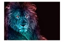 Fototapet Abstract Lion Rainbow 400x280 - Finnes i flere størrelser