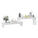 vidaXL TV-benk hvit 180x30x43 cm sponplate