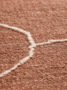 Ferm Living Håndvevd Teppe i Jute Gesso Terracotta 200x300 cm