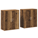  Høyskap 2 pcs Gammel tre 60 x 31 x 70 cm Konstruert tre