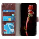 Xiaomi 14 Pro Lommebok-deksel med Magnetisk Lukning Brun
