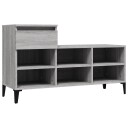vidaXL Skoskap gr? sonoma 102x36x60 cm konstruert tre