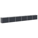 vidaXL Hevet Hagebed Antrasitt 480 x 40 x 55 cm kaldvalset stål