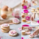 Decora Spiselig Kakepynt Rosa Baby Pk/6 