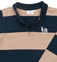 The New Poloskjorte - Piqué - TnRhett - Navy Blazer Striped - The New - 15-16 år (170-176) - Polo Blå Brun