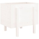 Hageplantekasse hvit 62x50x57 cm heltre furu