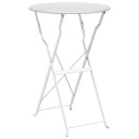  Bistrobord Hvit Ø50x71 cm Pulverlakkert stål