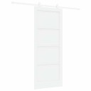 vidaXL Skyvedør med hardware sett "ORKDAL"Hvit Solid Furu