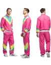 Neon Rosa 80 talls Grilldress med Lommer til Mann