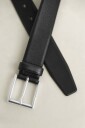 KLASSISK LÆRBELTE BLACK 8032