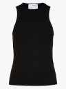 Selected Femme Anna O-Neck Tank Top Sort XL
