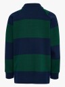 Hummel Loose Striped Polo til barn - dress blues