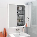 In-built speilskap 60 cm med lysstyring