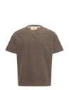 Anerkjendt Akvillads Corduroy S/S Tee - Brown - S
