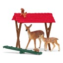 Schleich Farm World Mate skogens dyr lekesett med 18 deler for barn 3+