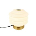 Dyberg Larsen Diva Bordlampe H15 Opal/ Messing