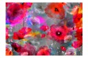 Fototapet Painted Poppies 100x70 - Artgeist sp. z o. o.