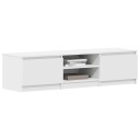 vidaXL TV-benk hvit 140x40x35,5 cm sponplate