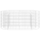 vidaXL Gabion høybed galvanisert jern 120x50x50 cm