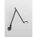 Rotaliana String W2 Vegglampe w/Hull DTW Matt Svart/Sølv