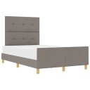  Sengramme Taupe 120x200 cm Stoff 3344722