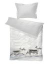 Norsk Dun Nordicwild Reinsdyr Flanell Sengesett - Hyttefeber.No, 140x200/50x70