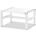 Fri Form 55x55cm skammel aluminium hvid