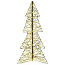  Juletre med 160 LED Varmhvit 150 cm Rotting