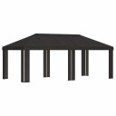  Gazebo Deksel 6 x 3 m Antrasitt Polyester 190